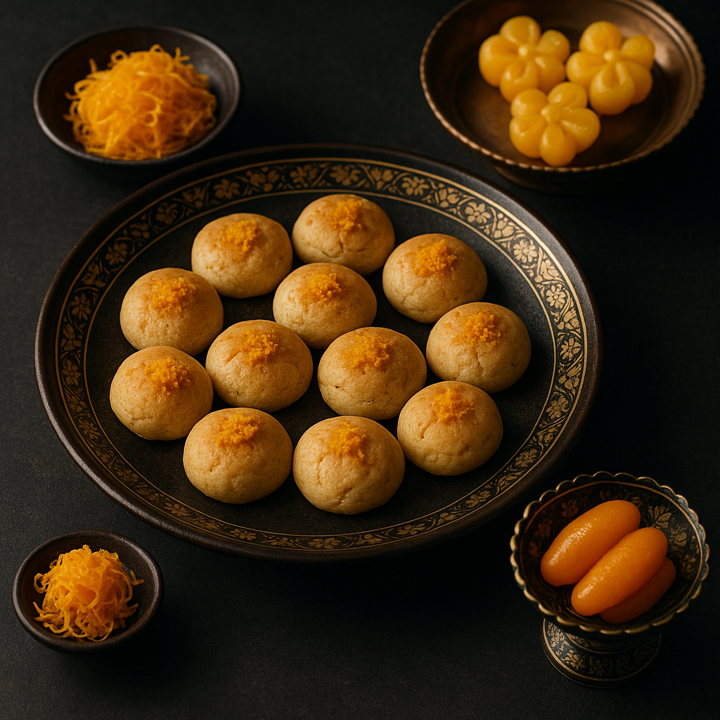 ขนมไทยอบพรีเมียม GOOD BAKE จัดวางบนจานหรู